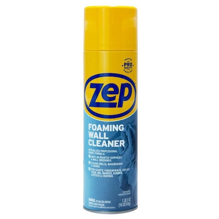 Zep Zep No Scent Wall Cleaner Foam 18 oz ZUFWC18